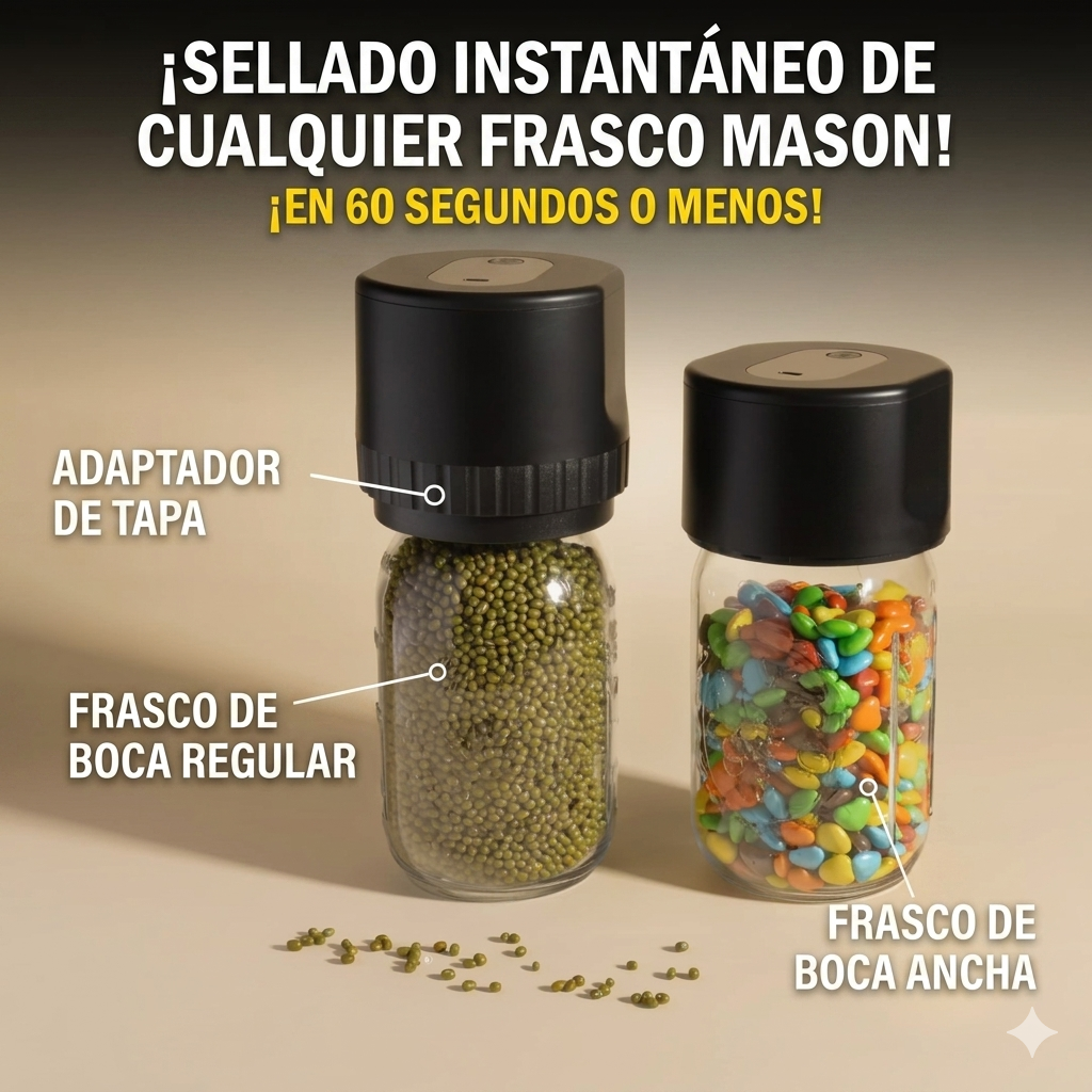 KIT DE SELLADO + GUIA DE CONSERVACION DE ALIMENTOS DE REGALO