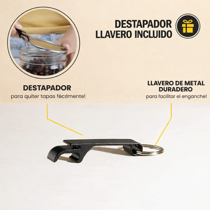 KIT DE SELLADO + GUIA DE CONSERVACION DE ALIMENTOS DE REGALO
